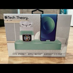 COPY - NEW: Tech Theory 3 in 1 Charger for iPhone, Apple Watch, AirPods (Mint G…
